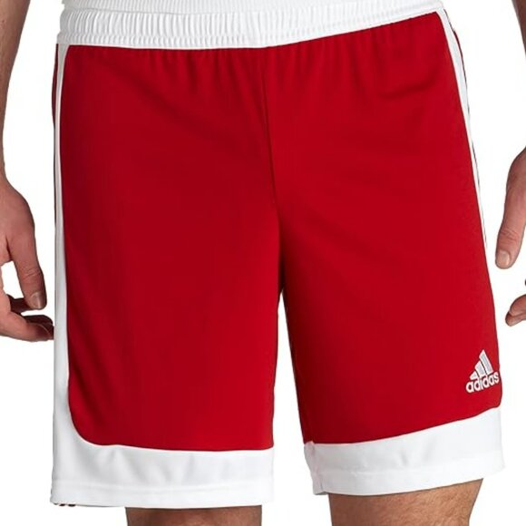NWT adidas Tastigo Men's Soccer Shorts University Red/White Size Medium - Picture 1 of 2